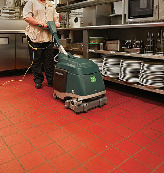 Nobles Speed Scrub 15 restaurant kitchen floor