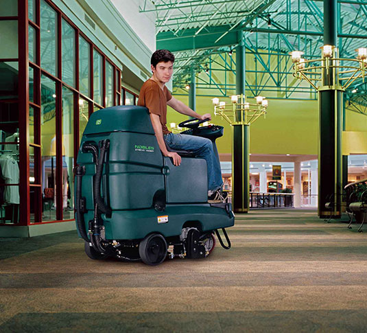 Nobles Strive Rider Carpet Extractor cleaning retail carpet
