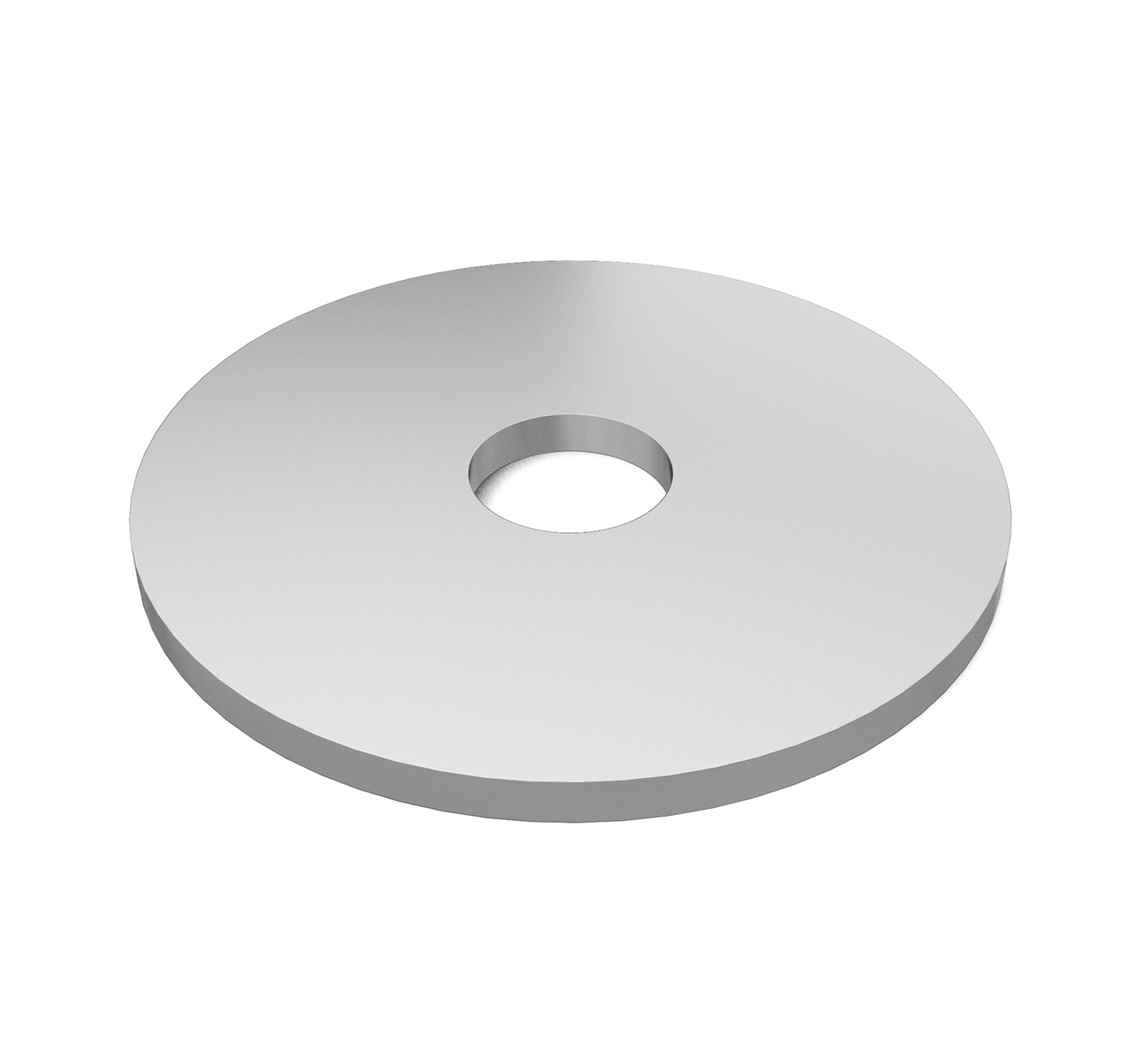 1011719 Rondelle plate en acier inoxydable - 1,378 (diam. ext.) x 0,325 (diam. int.) x 0,075 po / 3,5 x 0,83 x 0,19 cm alt 1
