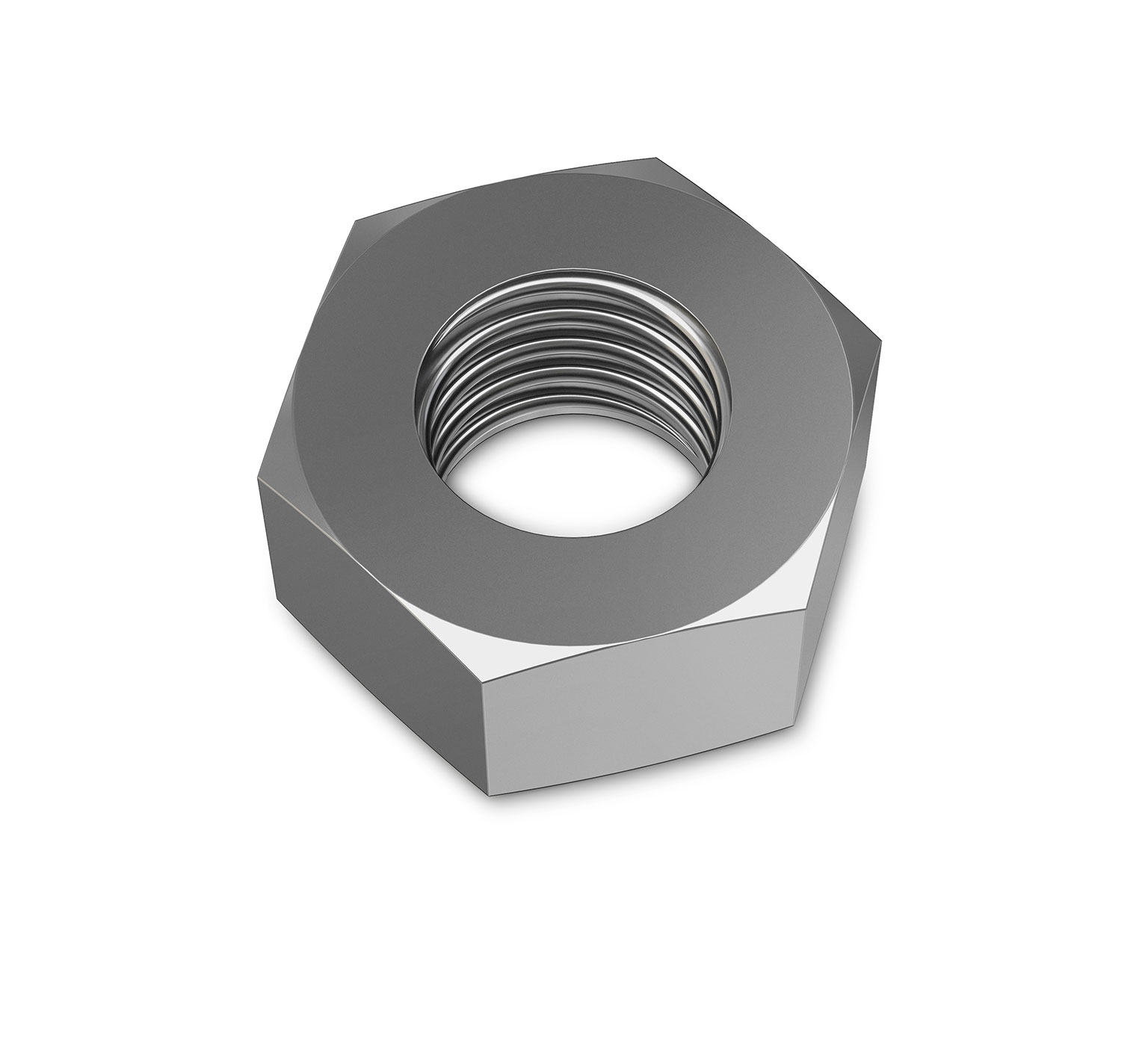 1037470 Écrou hexagonal en acier inoxydable - 0,86 x 0,425 po / 2,18 x 1,08 cm alt 1