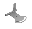 1020974 Steel Squeegee Pivot Bracket Weldment - 8.19 in alt 1