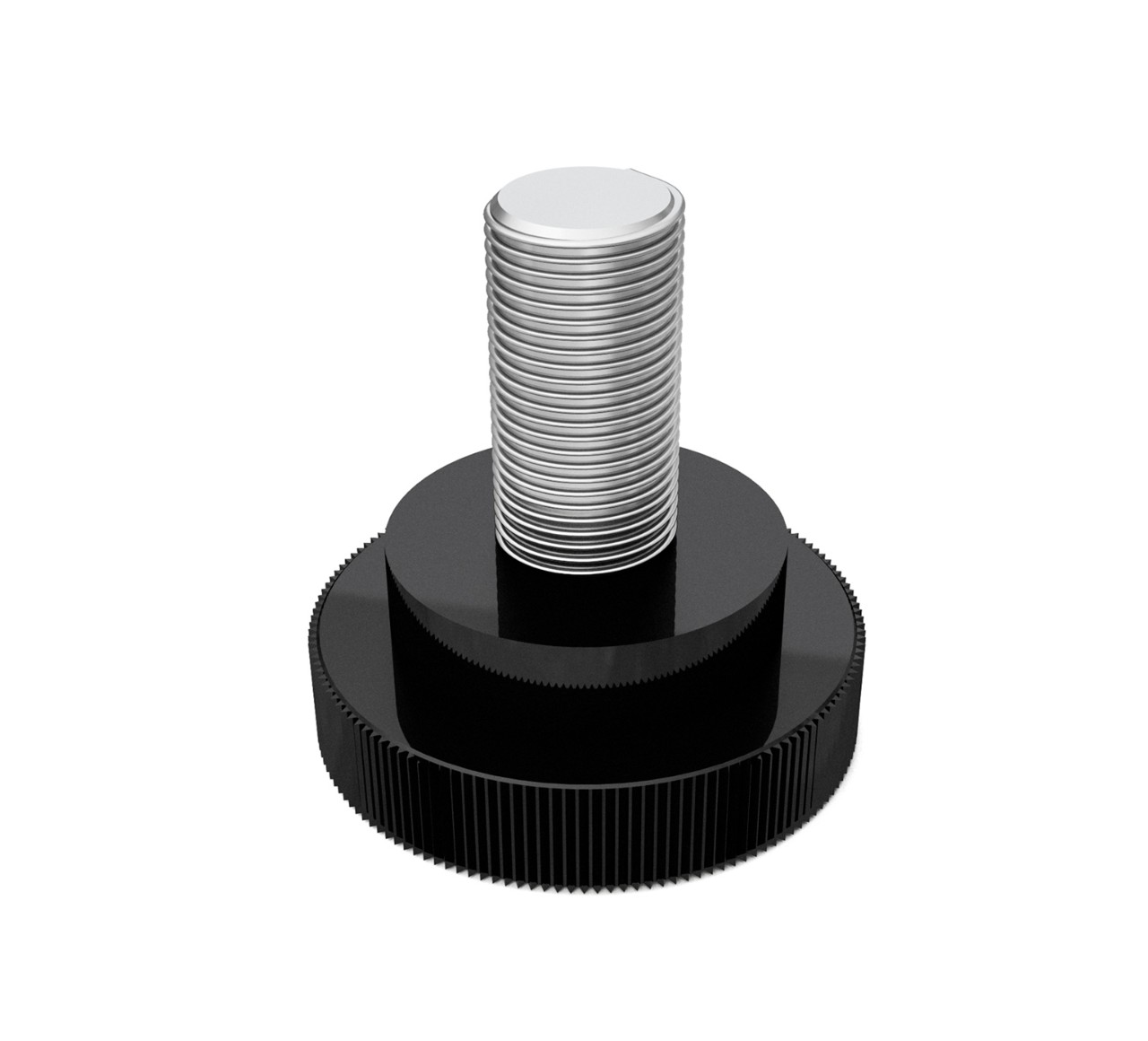 1049977 Bouton rond en acier inoxydable - 0,764 x 0,771 po / 1,94 x 1,96 cm alt 1