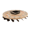 1059819 Diamabrush 25/35 Grit Clockwise Concrete Disk &#8211; 14 in / 360 mm alt 1