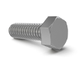 12277 Stainless Steel Hex Screw - M6 Thread x 0.945 in alt 1