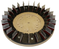 1231179 Diamabrush 100 Grit Counter Clockwise Concrete Prep Plus Disk 14 in / 360 mm alt 1