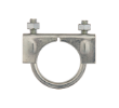 24012 Steel Muffler Clamp - 2.88 x 0.59 x 1.321 x 0.885 in ID alt 1