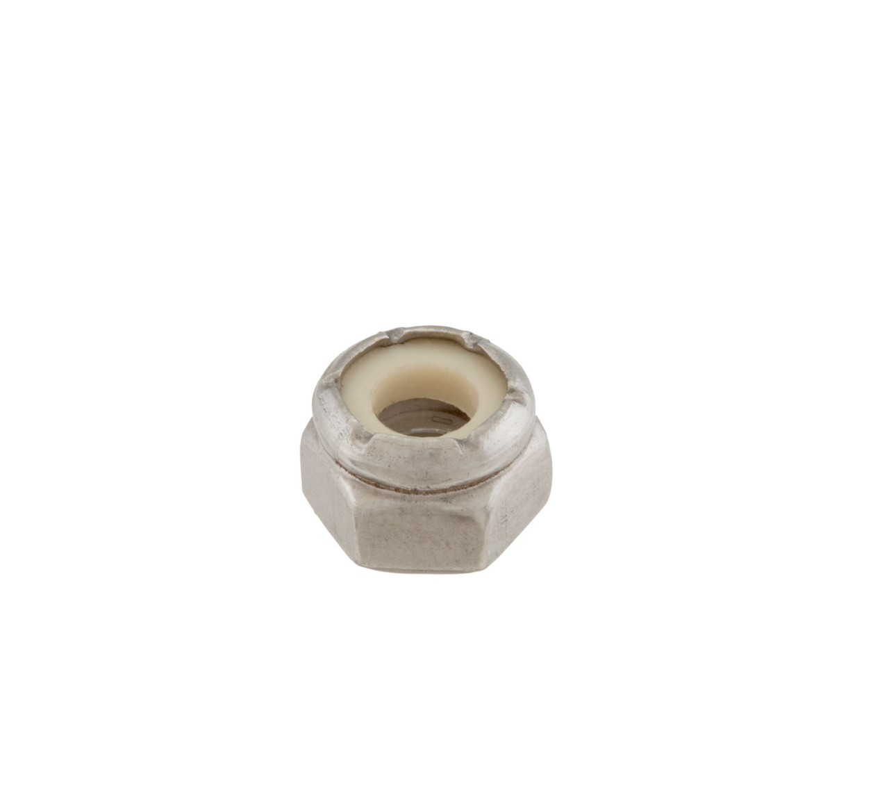41169 Stainless Steel Hex Lock Nut - 0.43 x 0.328 in alt 1