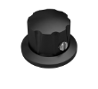 630265 Polypropylene Round Knob Assembly alt 1