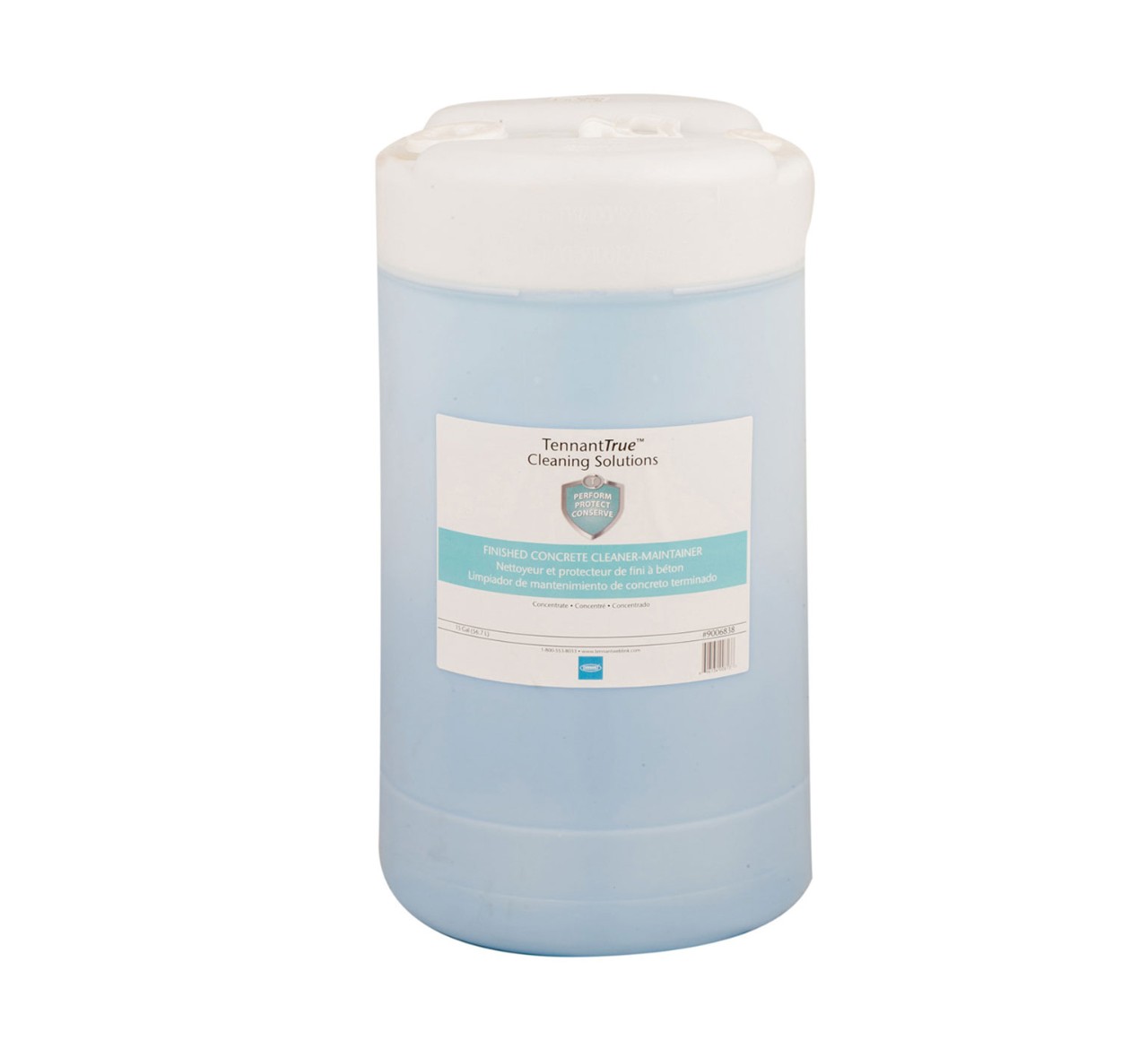 9006838 Machine de nettoyage de béton bleu ciel – 15 gallons / 57 litres alt 1