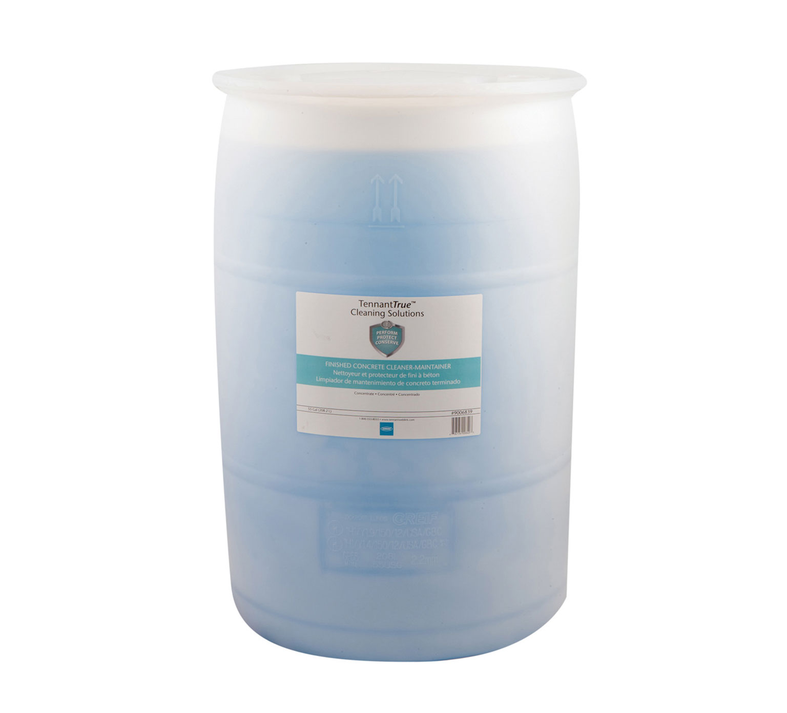 Light Blue Concrete Cleaner Maintainer – 55 gallon 9006839